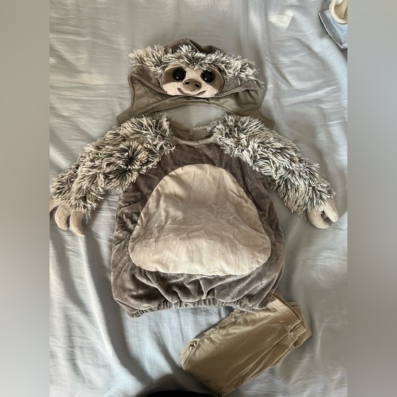 Spirit Gray and Cream Sloth Halloween Costume - Picture 1 of 2